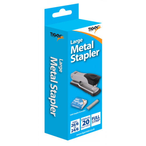 Large Metal 26/6 Stapler Assorted