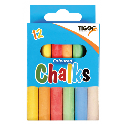 Dustless Chalk - Coloured