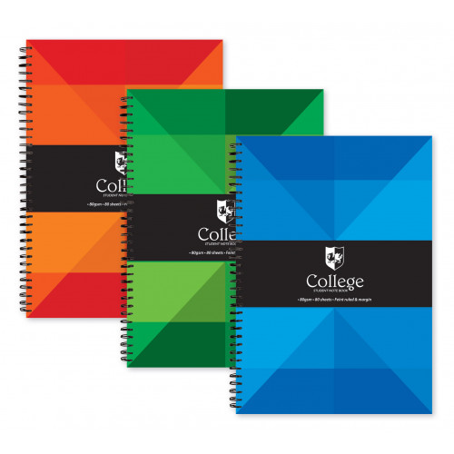 College Range Twinwire A4 80gsm 80 Sheet Soft Touch