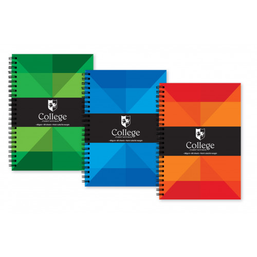 College Range Twinwire A5 80gsm 80 Sheet Soft Touch