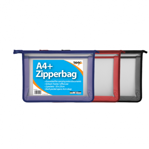 A4+ Zipperbag Fabric Edge Expanding Wallet